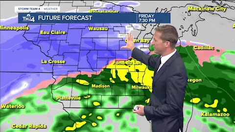 Instead of snow, rain is on the way Friday afternoon