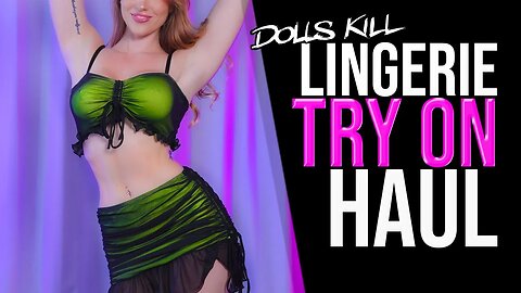 Dolls Kill - Lingerie Club Outfits Try On Hau 