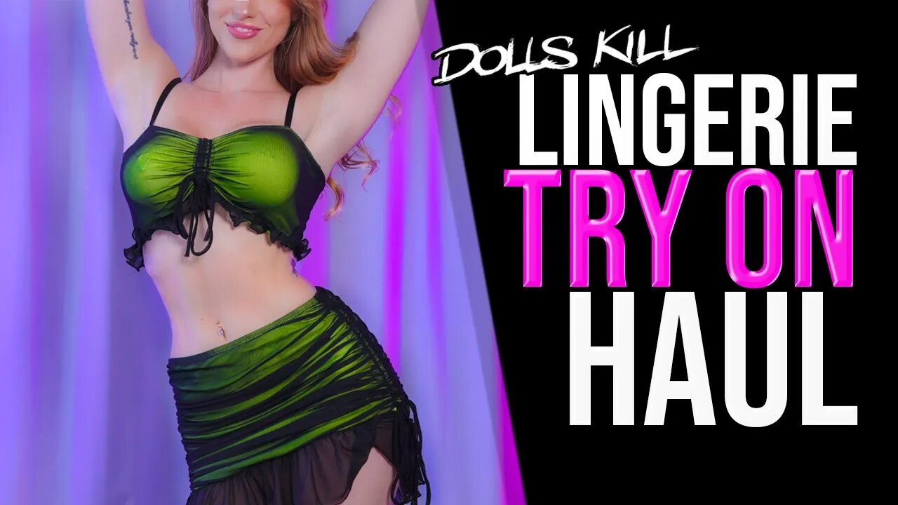 Dolls Kill - Lingerie Club Outfits Try On Hau