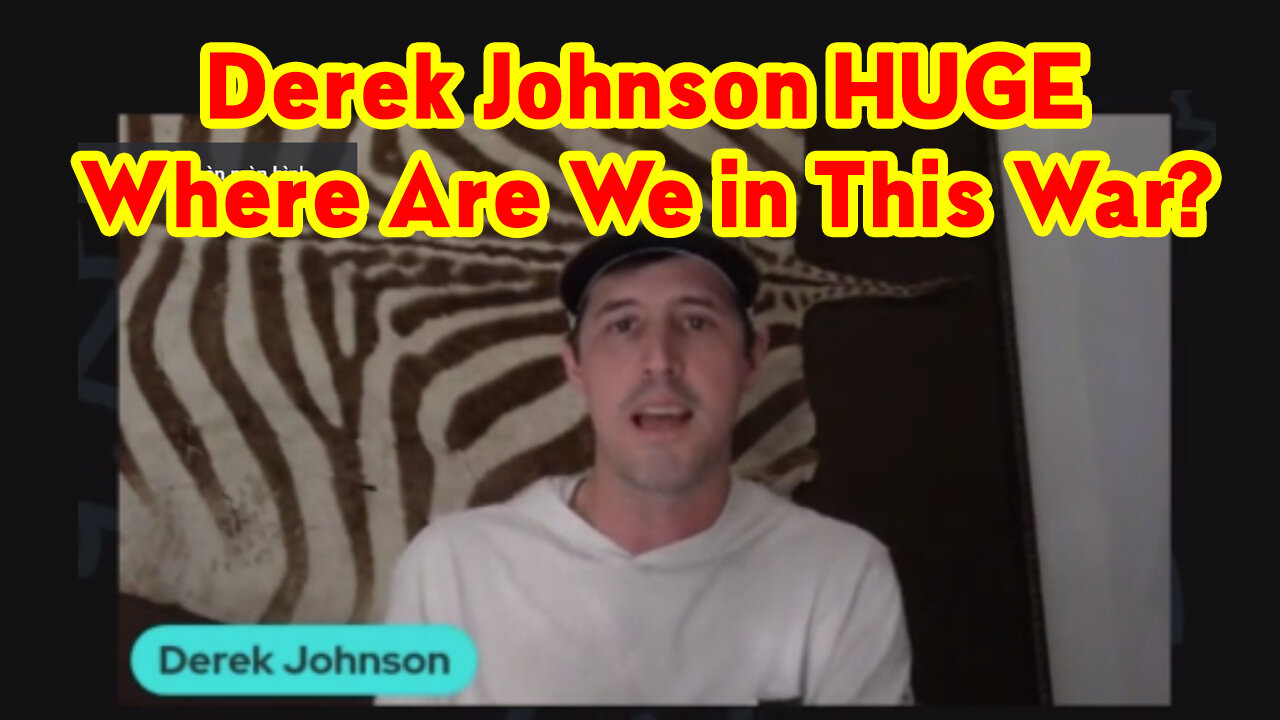 Derek Johnson Stream - Where Are We in This War?