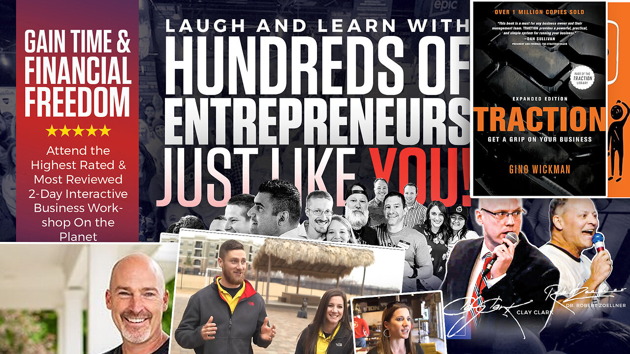 Business Podcast | Best-Selling Author of Traction: Get A Grip On Your Business, Gino Wickman | The Successful Entrepreneur’s Mindset + “Clay really helped us w/ his systems, doubling our size, double our incomes.” - Ryan Wimpey TipTopK9.com Founder