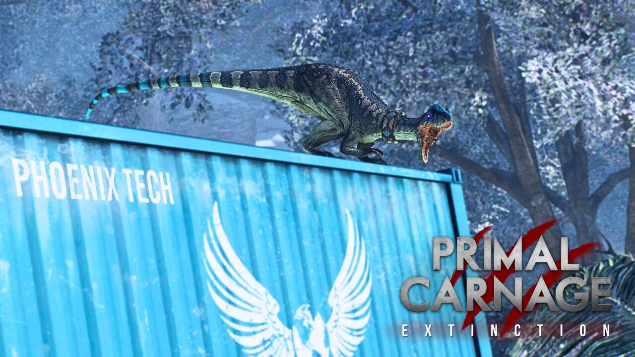 Primal Carnage: Extinction | Dilophosaurus & Commando | TDM gameplay