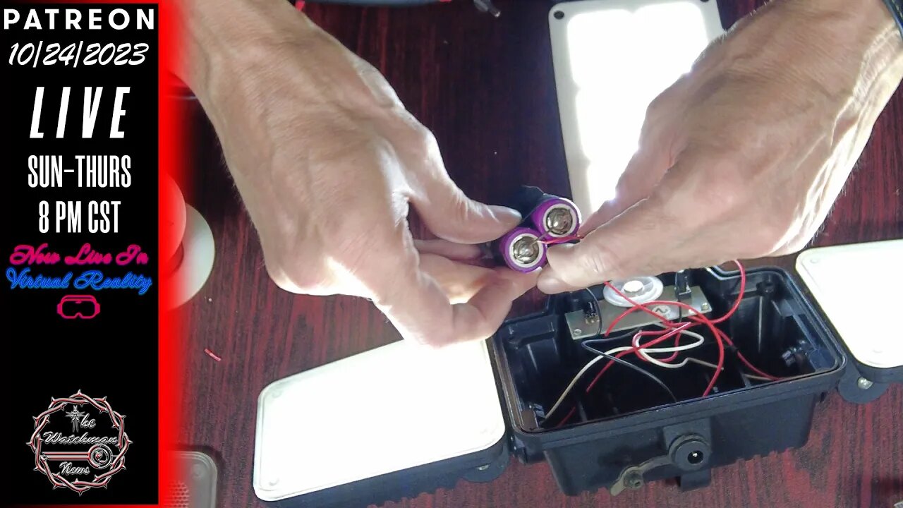 The Watchman News - Replacing The Batteries In My Solar Powered Motion Light With Used Laptop Cells