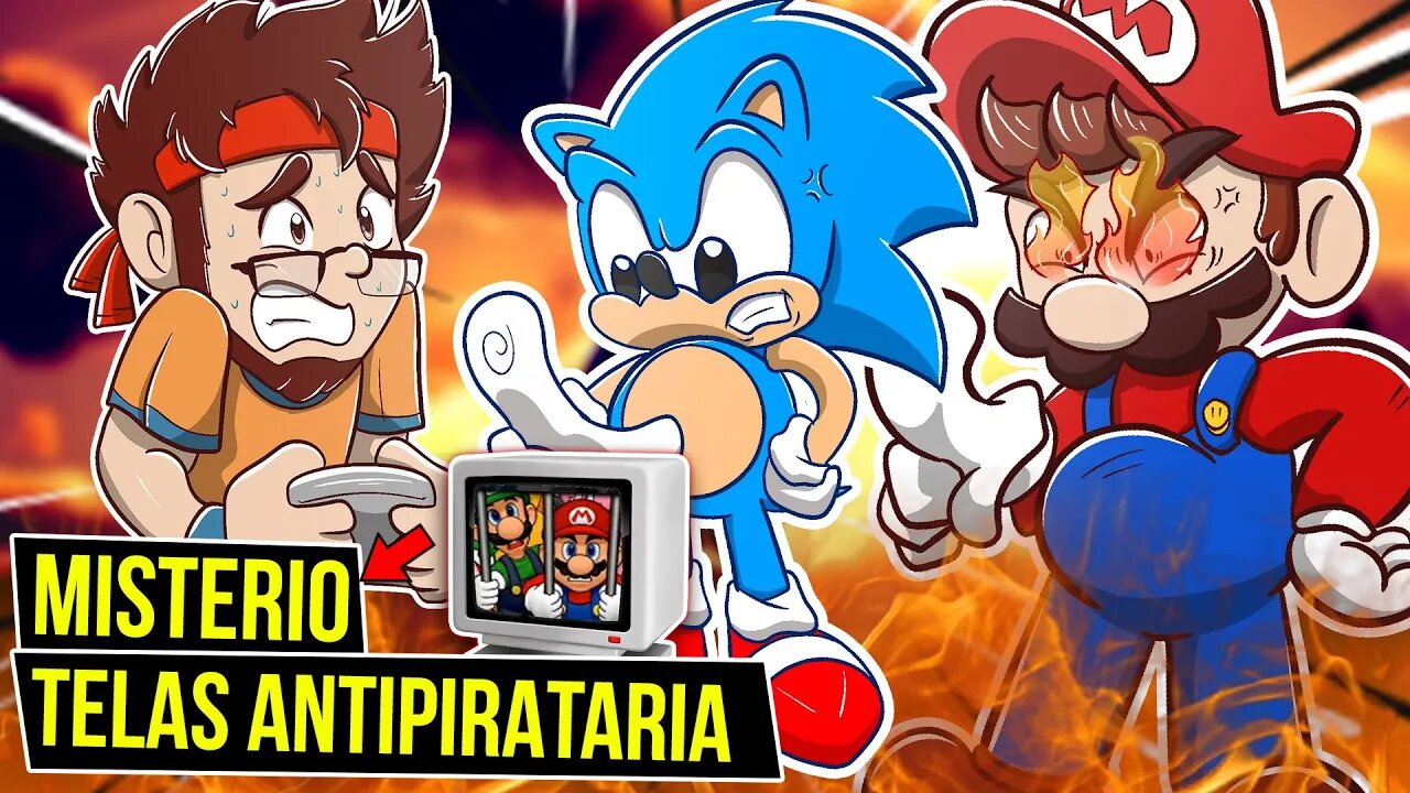 VERDADE ASSUSTADORA das TELAS Contra Pirataria de Vídeo Game