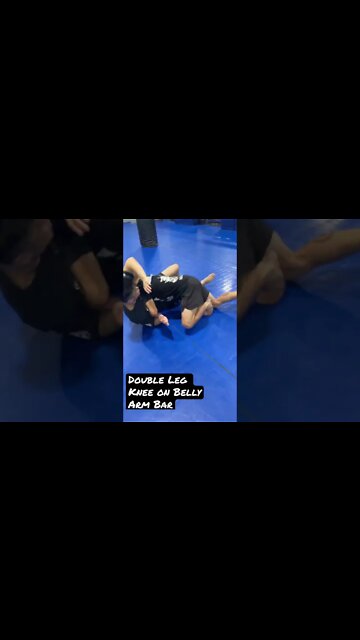 Quick way to end a Fight - Double Leg to Knee on Belly to Arm Bar