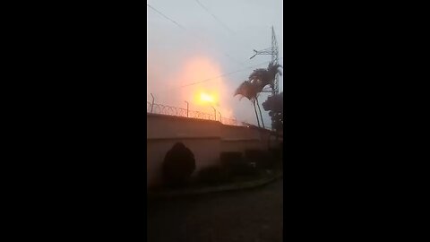 Powerline explosion