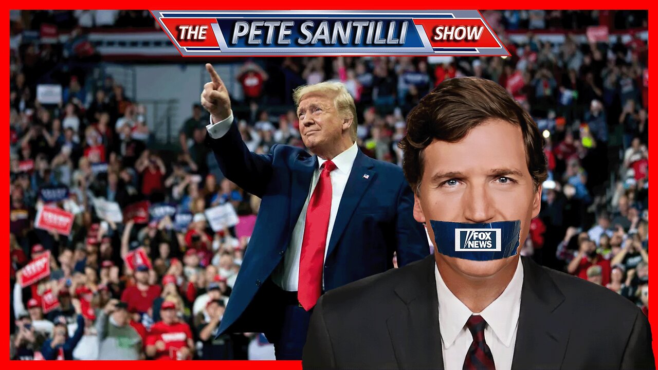 TUCKER CARLSON SILENCED TO KNEECAP TRUMP 2024 RUN