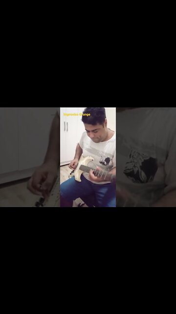 um pequeno improviso numa base grunge #grunge #nirvana #anos90 #musica #fy #shots #music