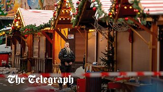 Brutal aftermath of Christmas market attack in Germany