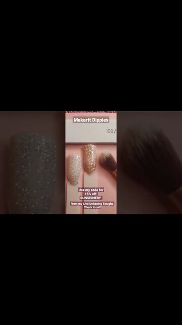 From Tonight's LIVE Makartt Unboxing. NEW DIPPIES! Remember use my code for 15% off: SUNSHINERY