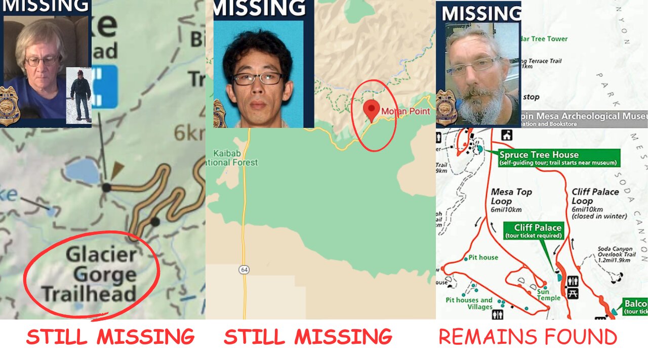 His Remains were found 7 years later | Three Disappearances that happened in National Parks