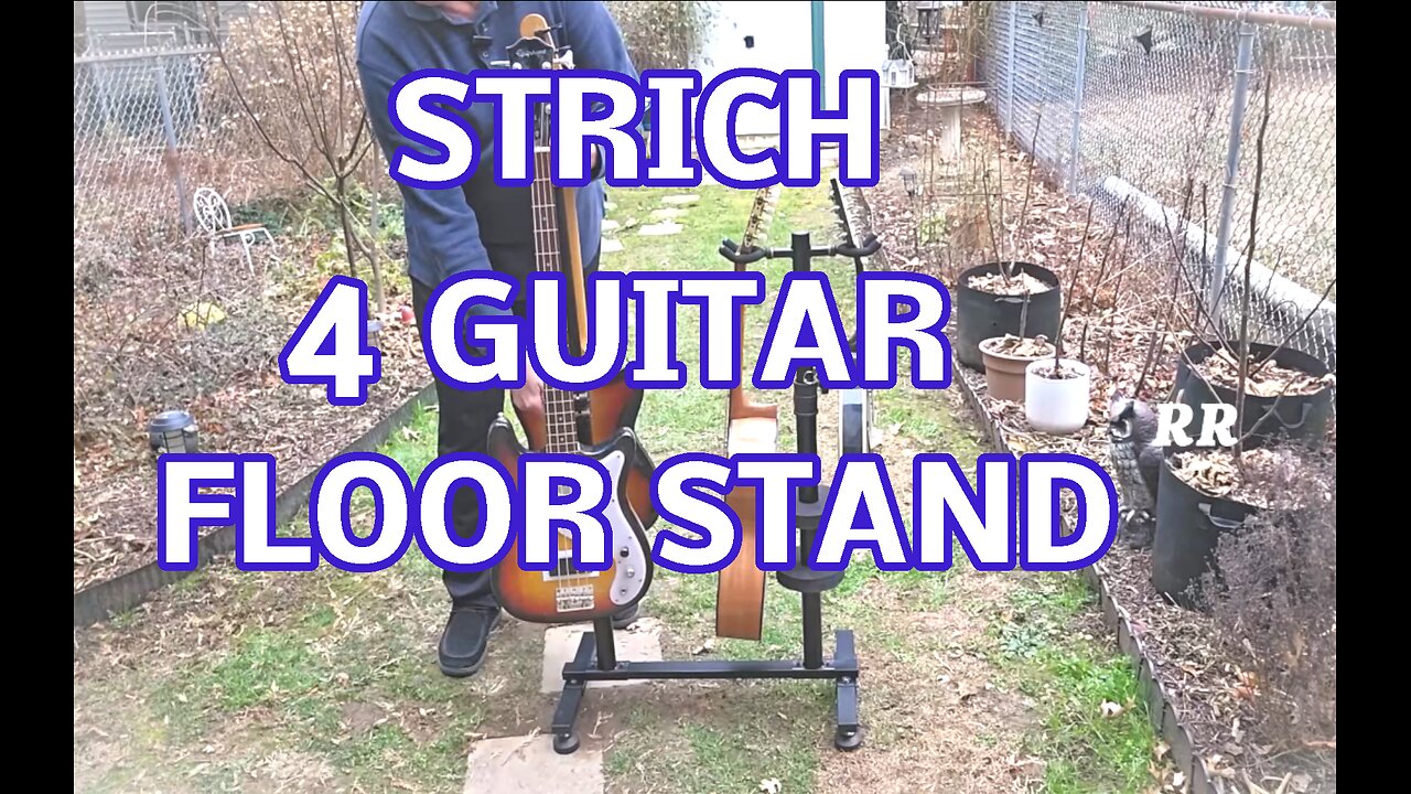 STRICH 4 Guitar Adjustable Floor Stand, Very Nice, Stable!