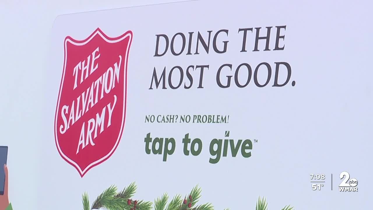 Salvation Army raises money through high-tech Christmas bell ringing