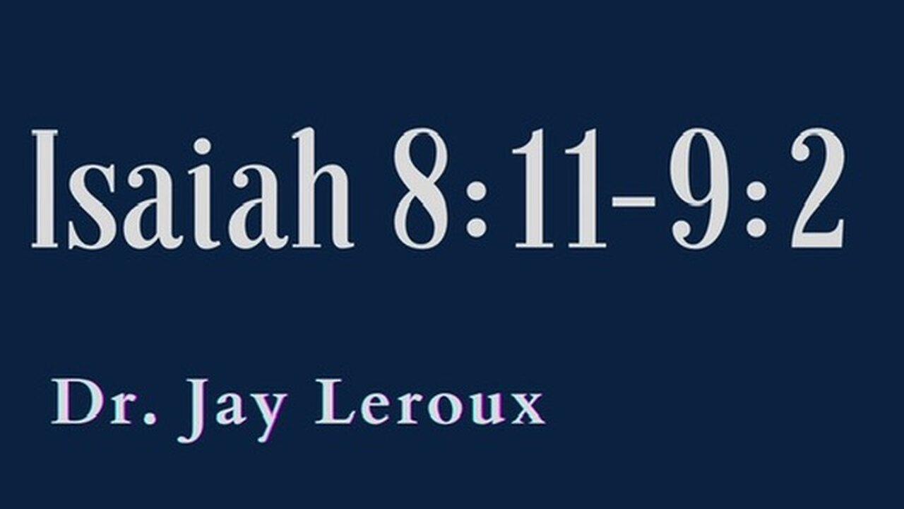 ECF Livestream 05.11.2024 | Isaiah 8:11-9:2 | Dr. Jay Leroux | Worship with Rufina Berishev