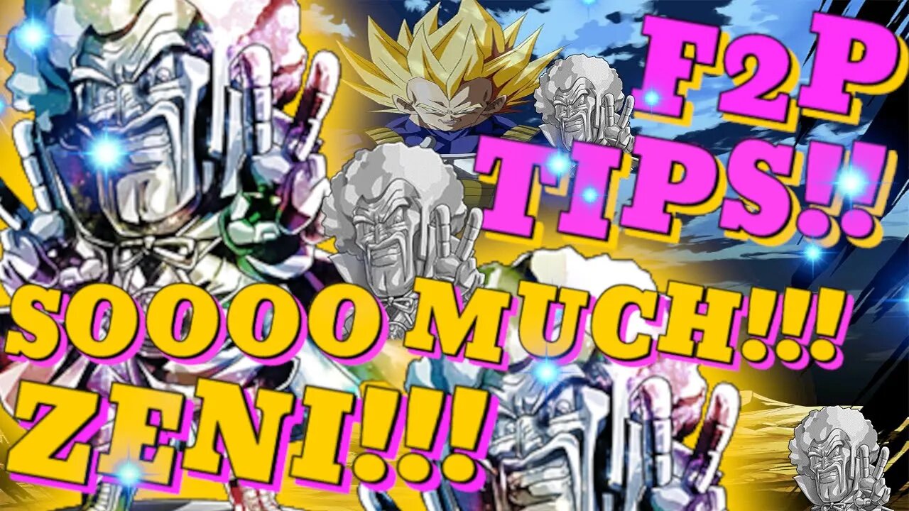 DOKKAN BATTLE FAST TIPS: UNLIMITED EASY ZENI!!?? F2P NEW ACCOUNTS!! #f2p #dokkanbattle