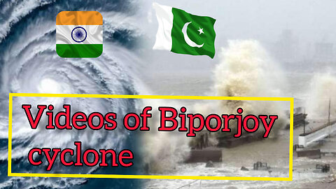 Biporjoy in pakistan and india | destruction of biporjoy in karachi and Gujarat's | sea storm