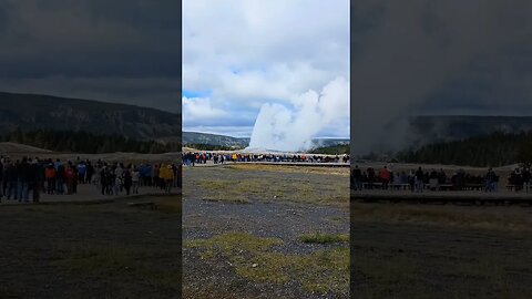 TB4WD at Old Faithful Geyser in Yellowstone