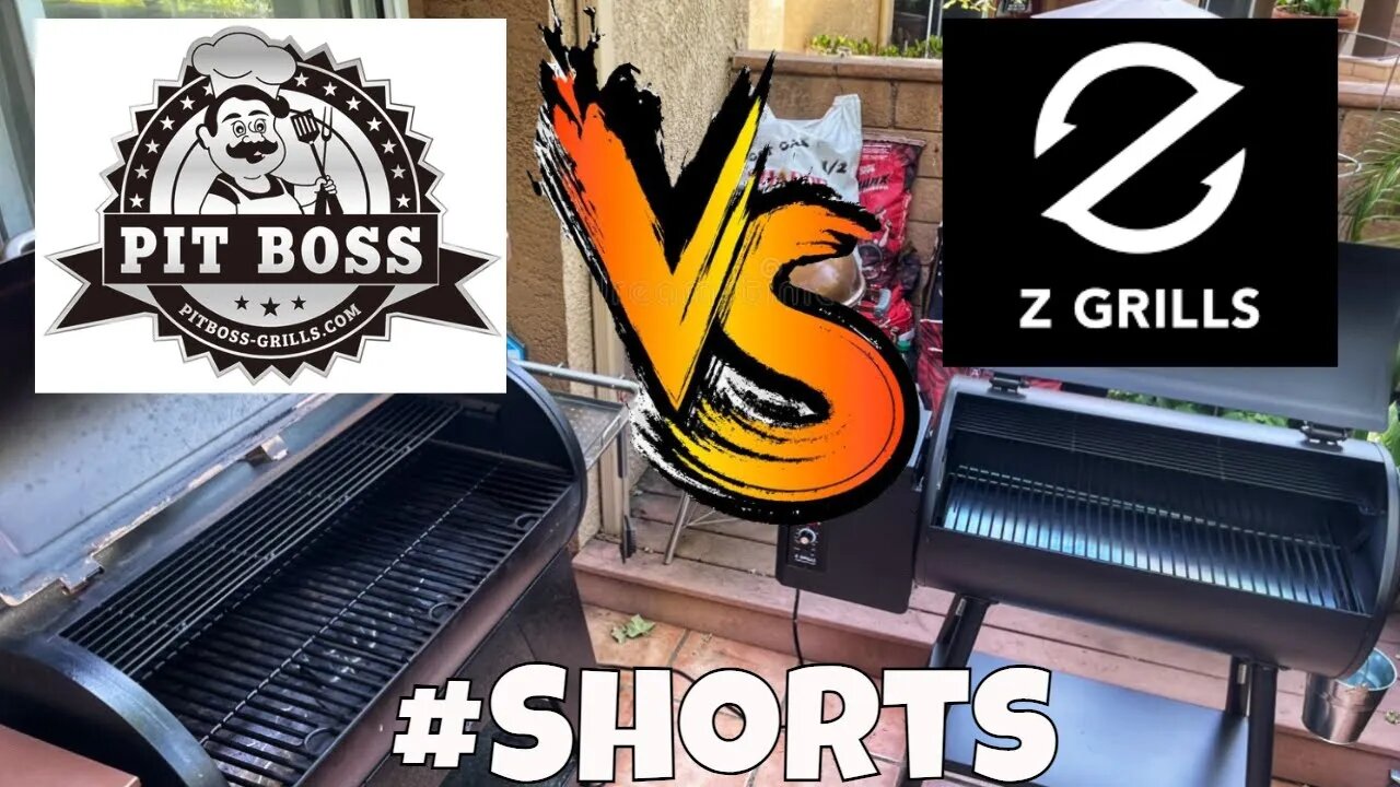 Pit Boss Pellet Grill VS. Z Grills Pellet Grill | Comparison Video #Shorts