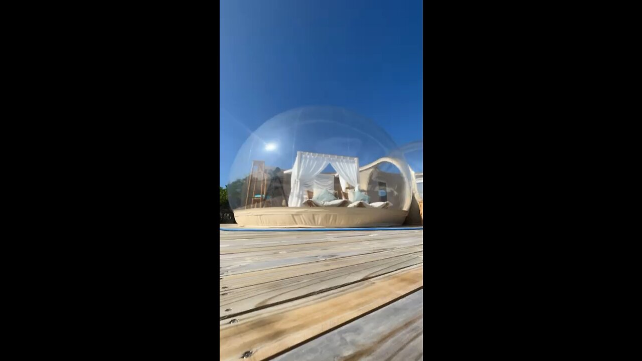 Beach bubble