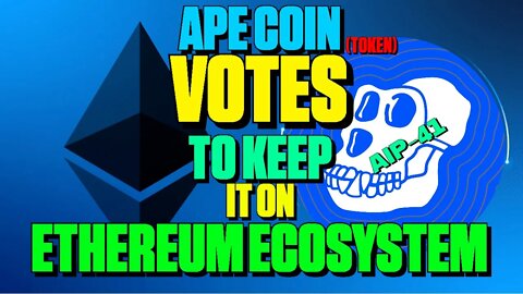 Apecoin Votes To Keep It On Ethereum Ecosystem - 129