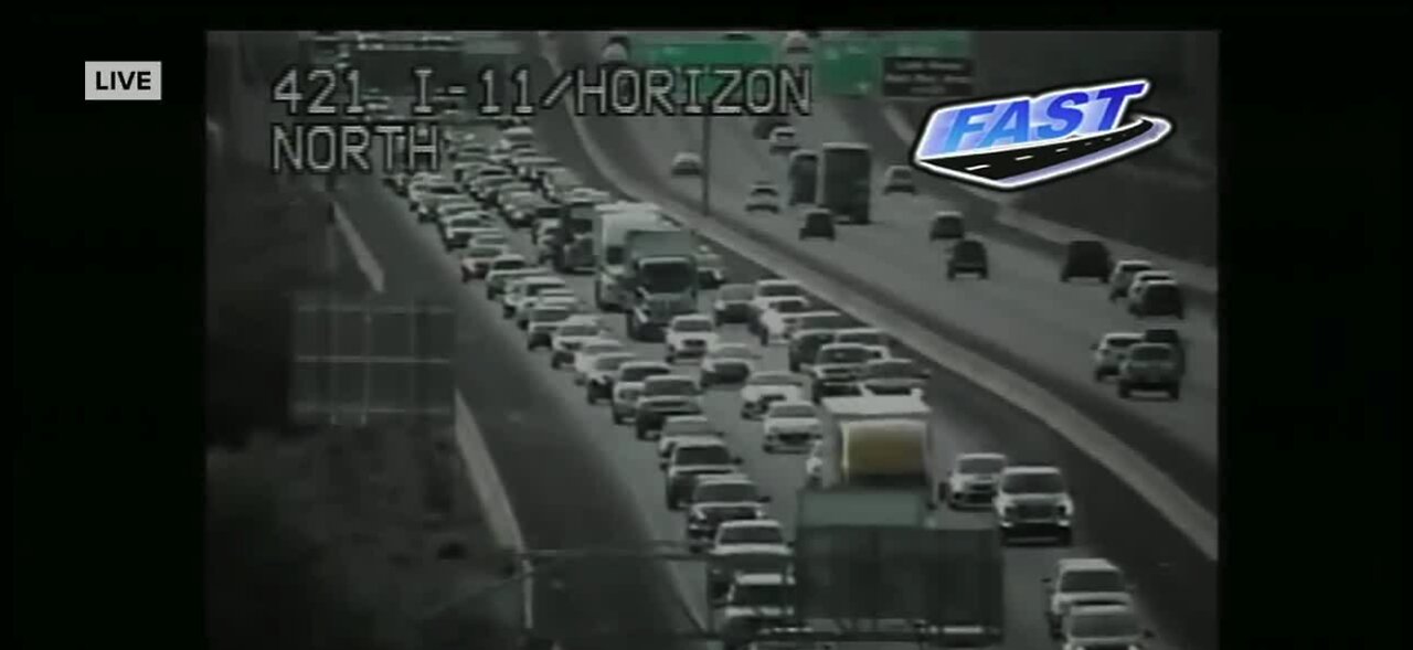 Traffic cleared on I-11, north of Horizon Drive after crash Wednesday evening