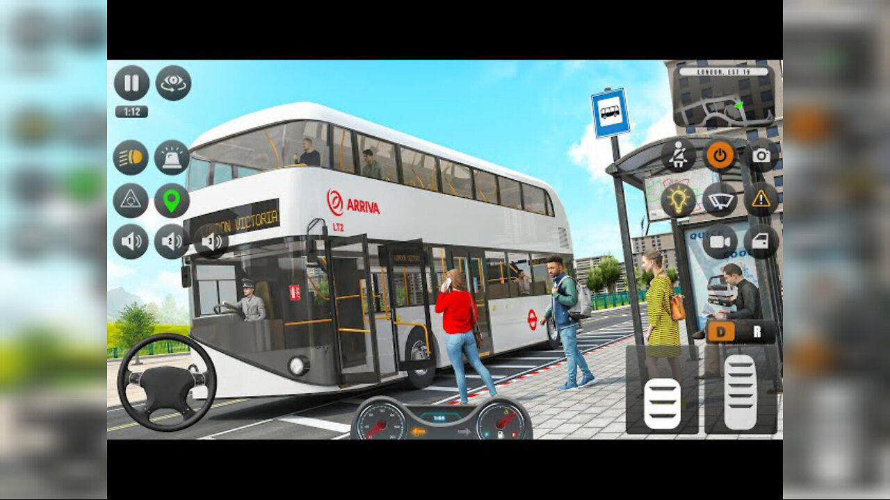 bus drive game, bus drive video, bus drive simulator, bus drive in snow