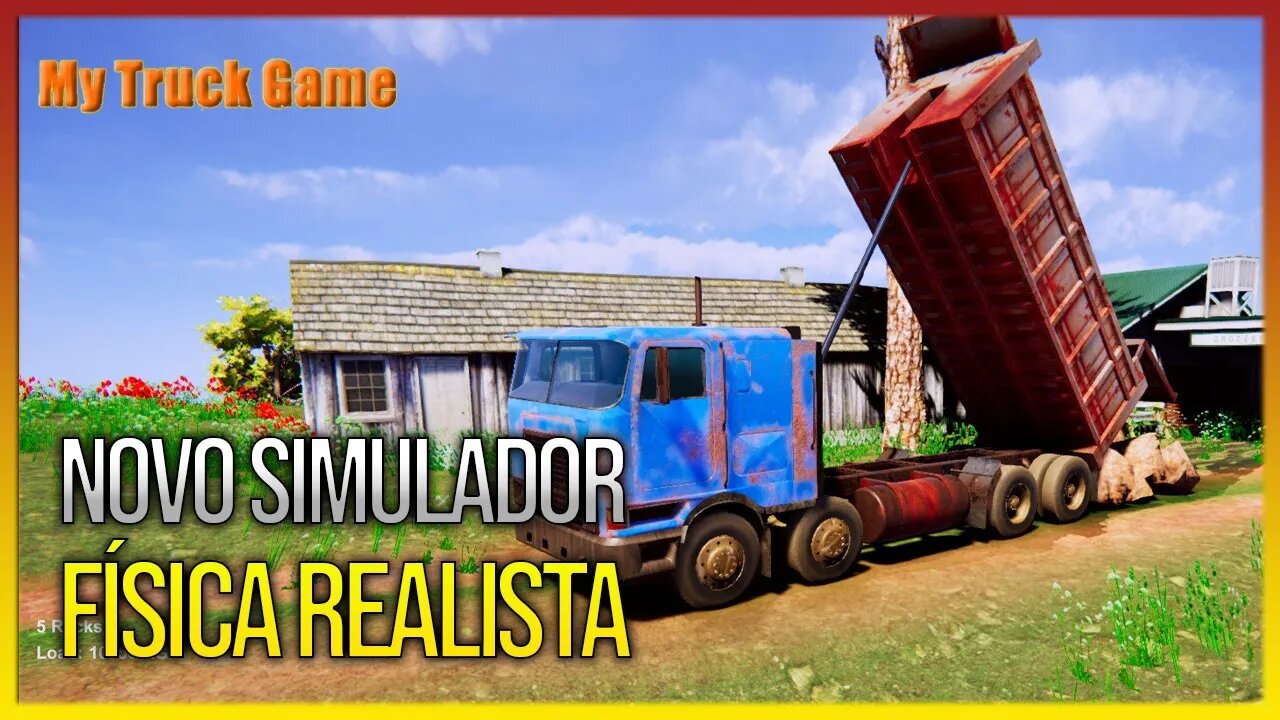 ▶️ NOVO SIMULADOR DE CAMINHÃO COM FÍSICA REALISTA PRIMEIRA GAMEPLAY MY TRUCK GAME #1