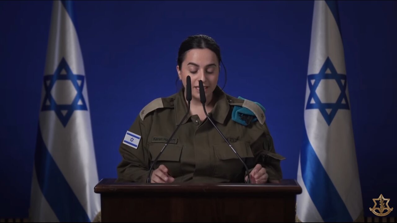 Press Briefing by an IDF Spokesperson Major Keren Hajioff, December 13th - Israel Defense Forces