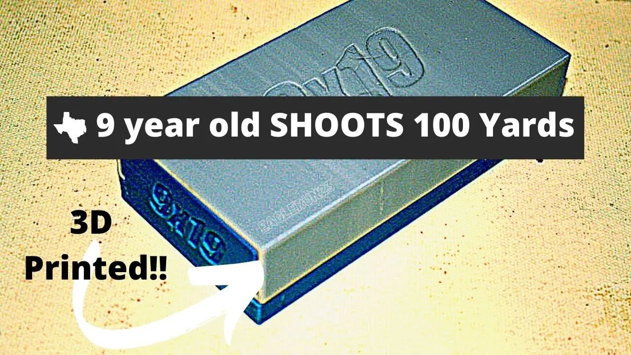 Daughter shoots 100y and 3D printed case