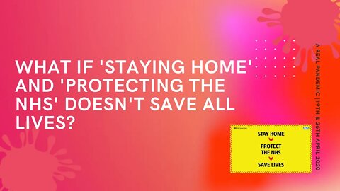 Bible Talk | What if staying home/protecting the NHS doesn't save lives? (Luke 13:1-9) | 26/04/20