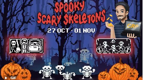 ROLLERCOIN: Spooky Halloween / Spooky Scary Skeletons/ Formulário de Depósito BTC