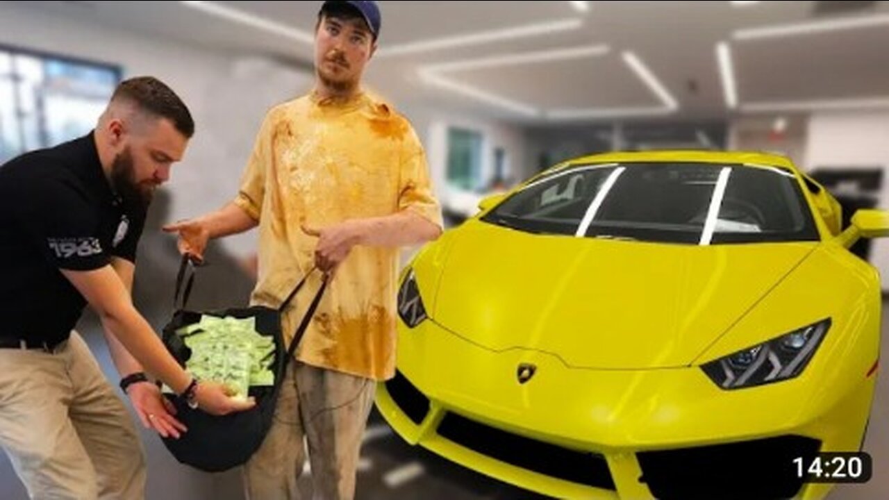 How this Gay won Lambharginy From Mr.Beast 😧😧😧amazing work by this Gay