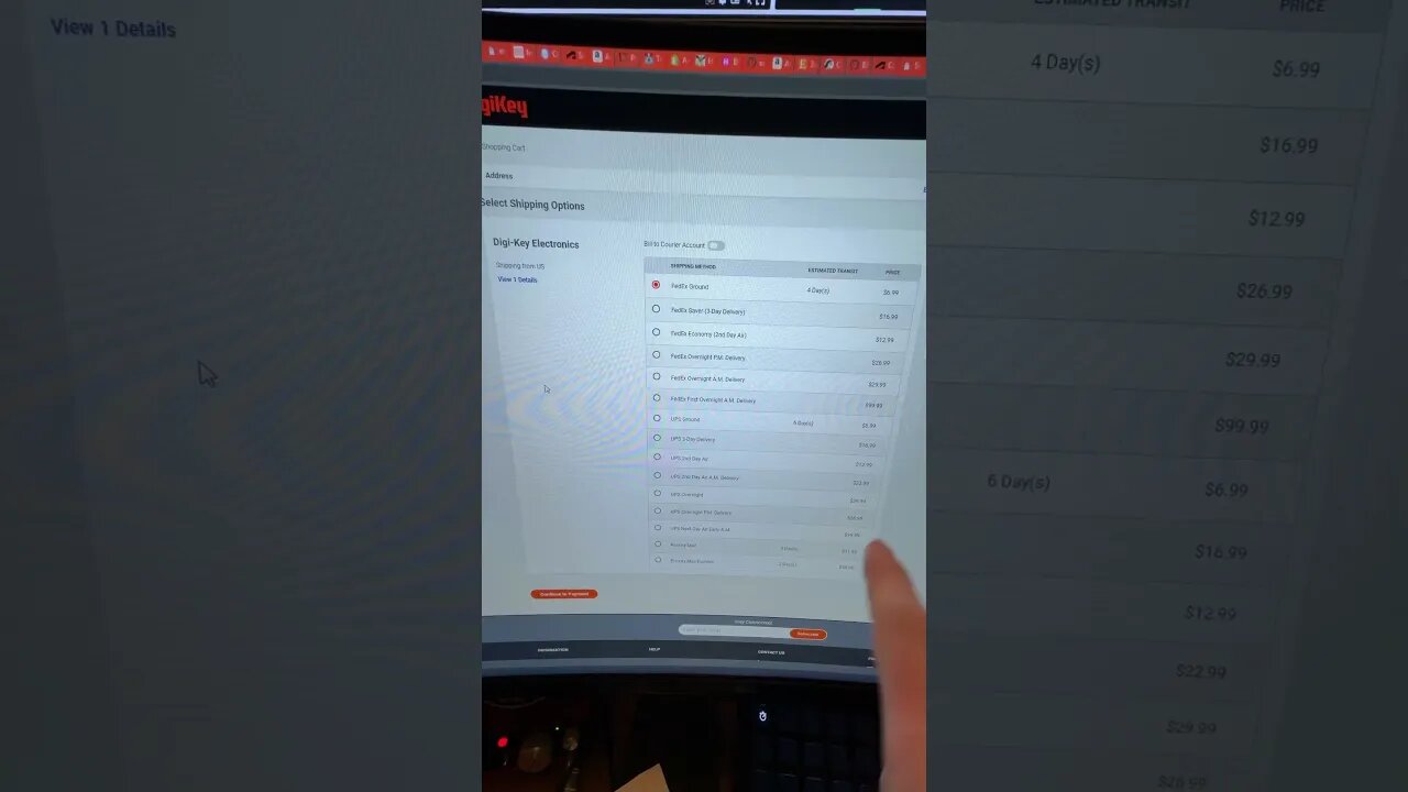 Whats up with #USPS prices on Digi-Key? #digikey #electronics #DIY #shipping