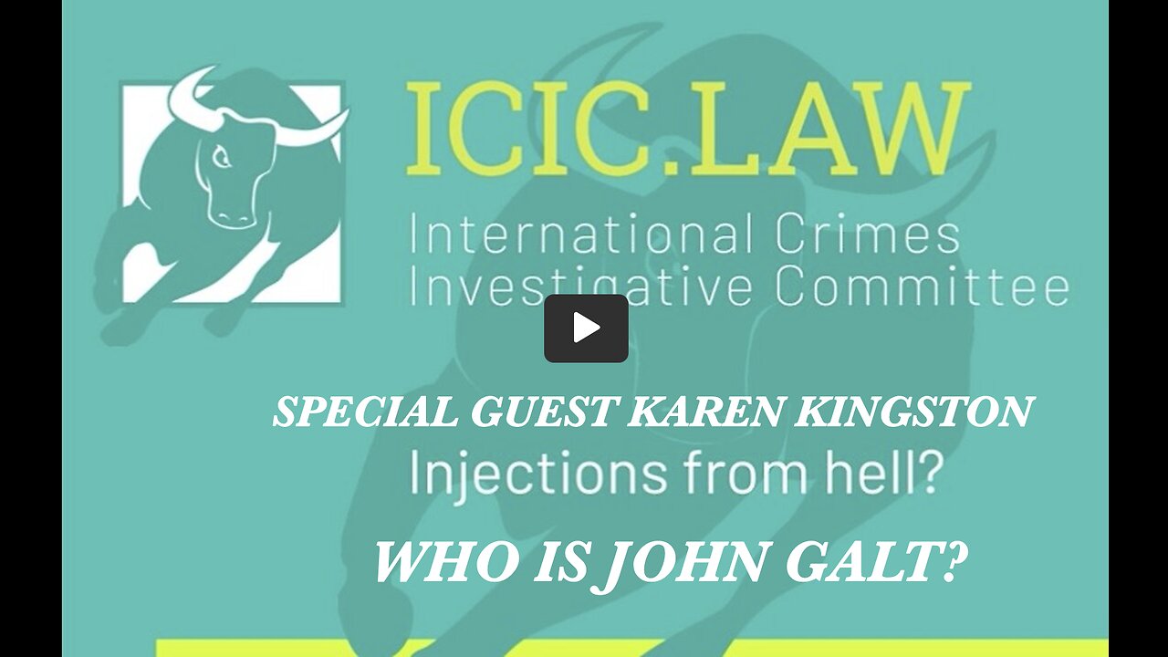 Dr. Reiner Fuellmich & Karen Kingston - Injections from hell? THX John Galt SGANON