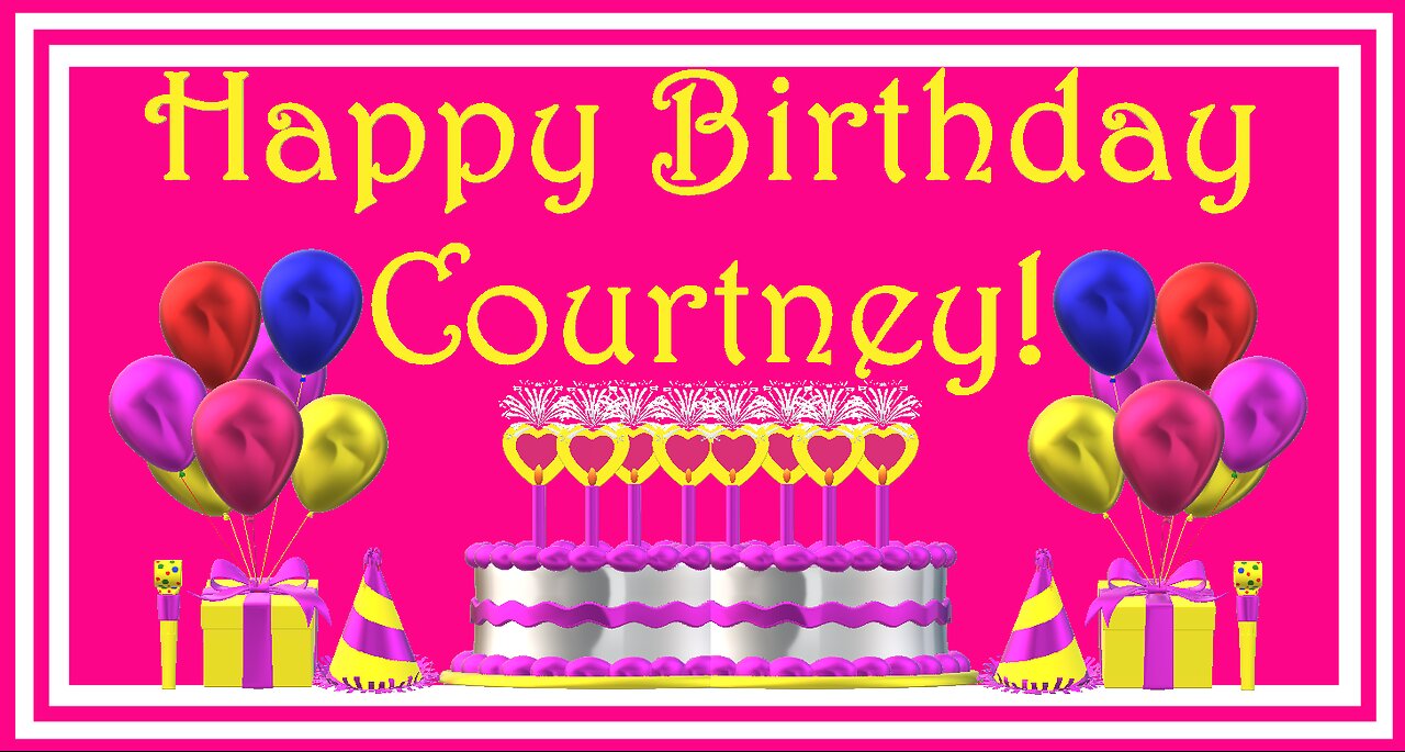 Happy Birthday 3D - Happy Birthday Courtney - Happy Birthday To You - Happy Birthday Song