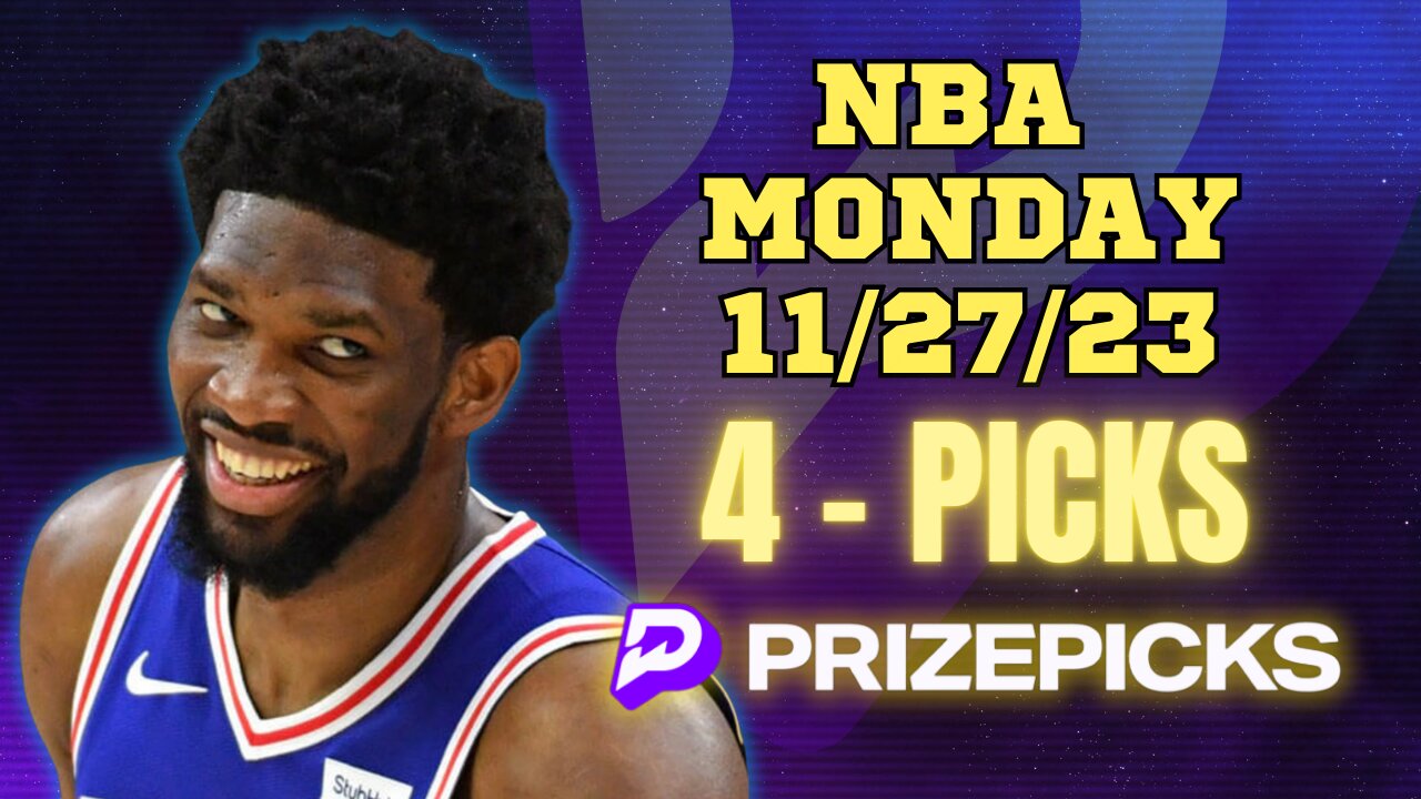 #PRIZEPICKS | BEST PICKS #NBA MONDAY | 11/27/2023 | TODAY | BEST BETS | #BASKETBALL | PROP BETS