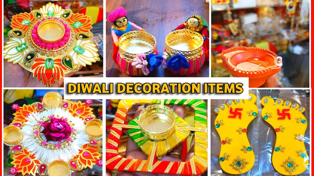 Diwali Decoration Market |MumbaiGifts,Toran,Rangoli,Diya,Hangings|Mumbai Diwali Decoration Market