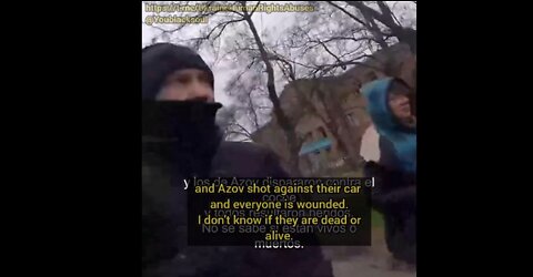 Mariupol Residents Tell How Azov Shot at a Family in a Car - Were Wounded, Don't Know If They Died