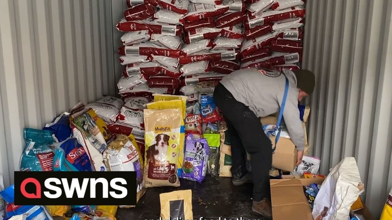 Brave volunteers risk their lives to rescue more than 550 pets in Ukraine