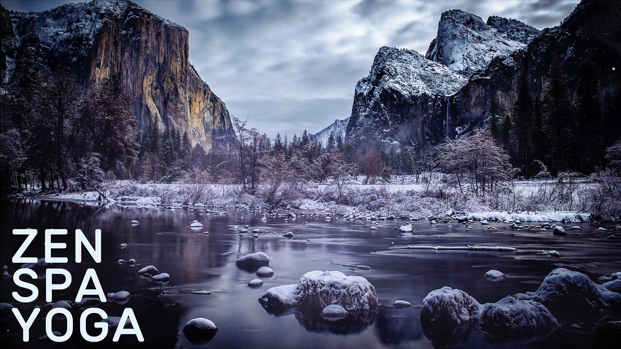 Calm Relaxation Music Ethereal Meditative Ambient, Yoga Zen Spa Meditation, Water Sound