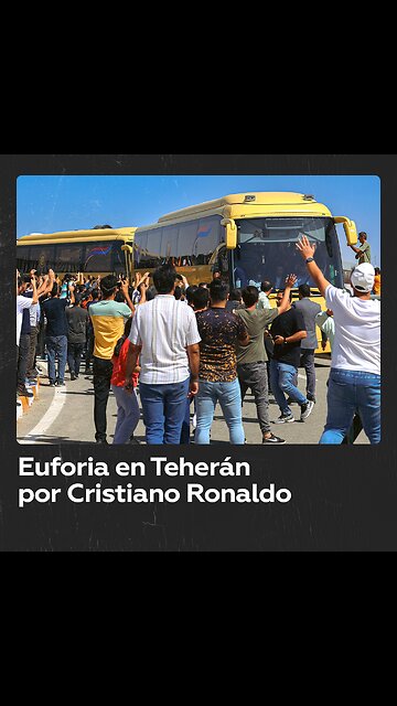 Teherán enloquece con la llegada de Cristiano Ronaldo
