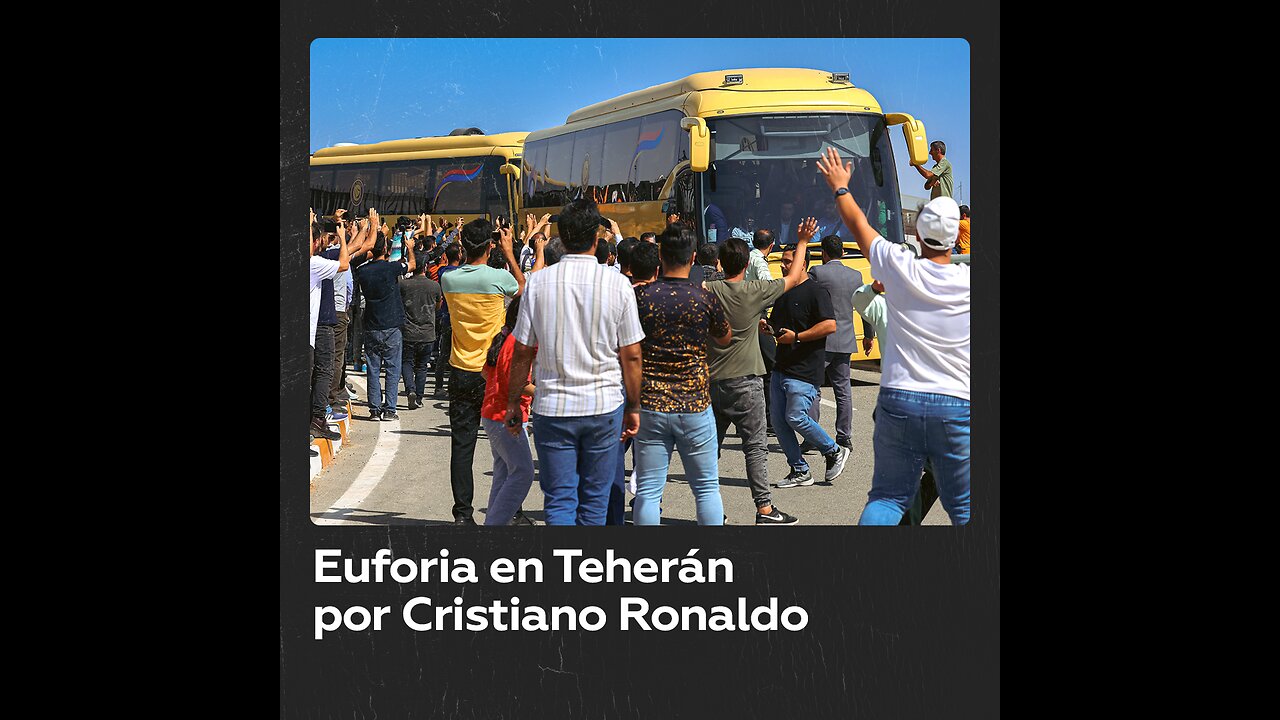 Teherán enloquece con la llegada de Cristiano Ronaldo