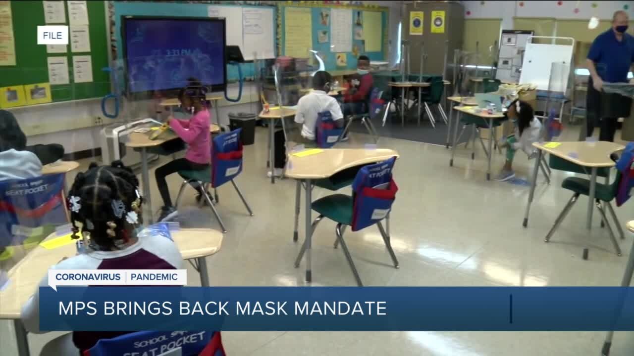 Mask mandate returns to Milwaukee Public Schools