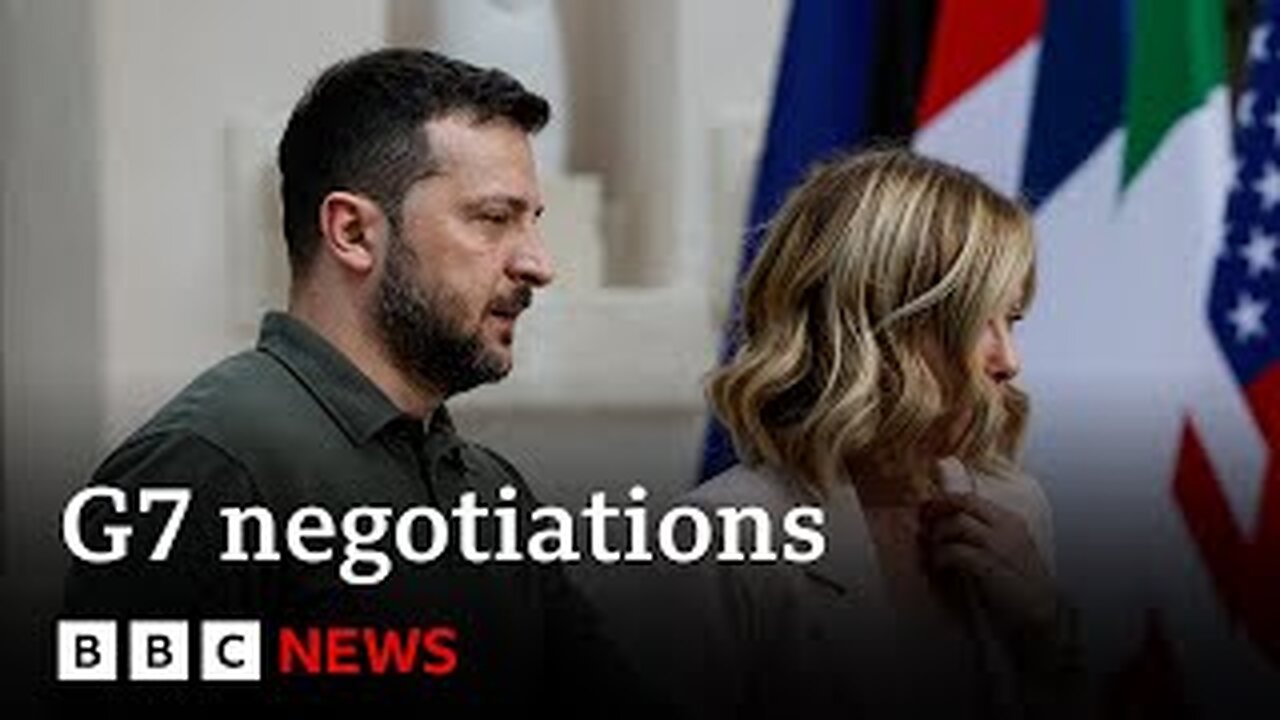 Ukraine's Zelensky expects 'importantdecisions' on his country at G7 summit | BBC News