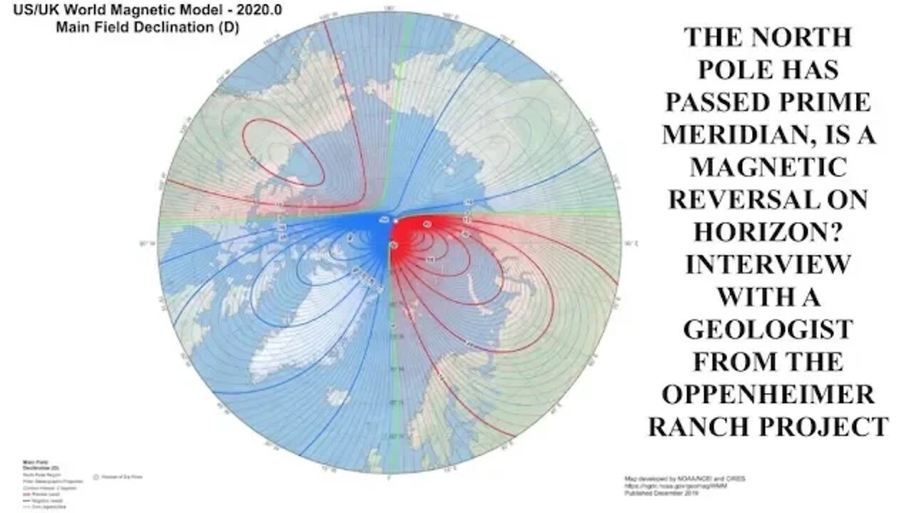 Magnetic Reversal Close? Both Poles Are Now on Same Side of the Earth Geologist Oppenheimer Ranch