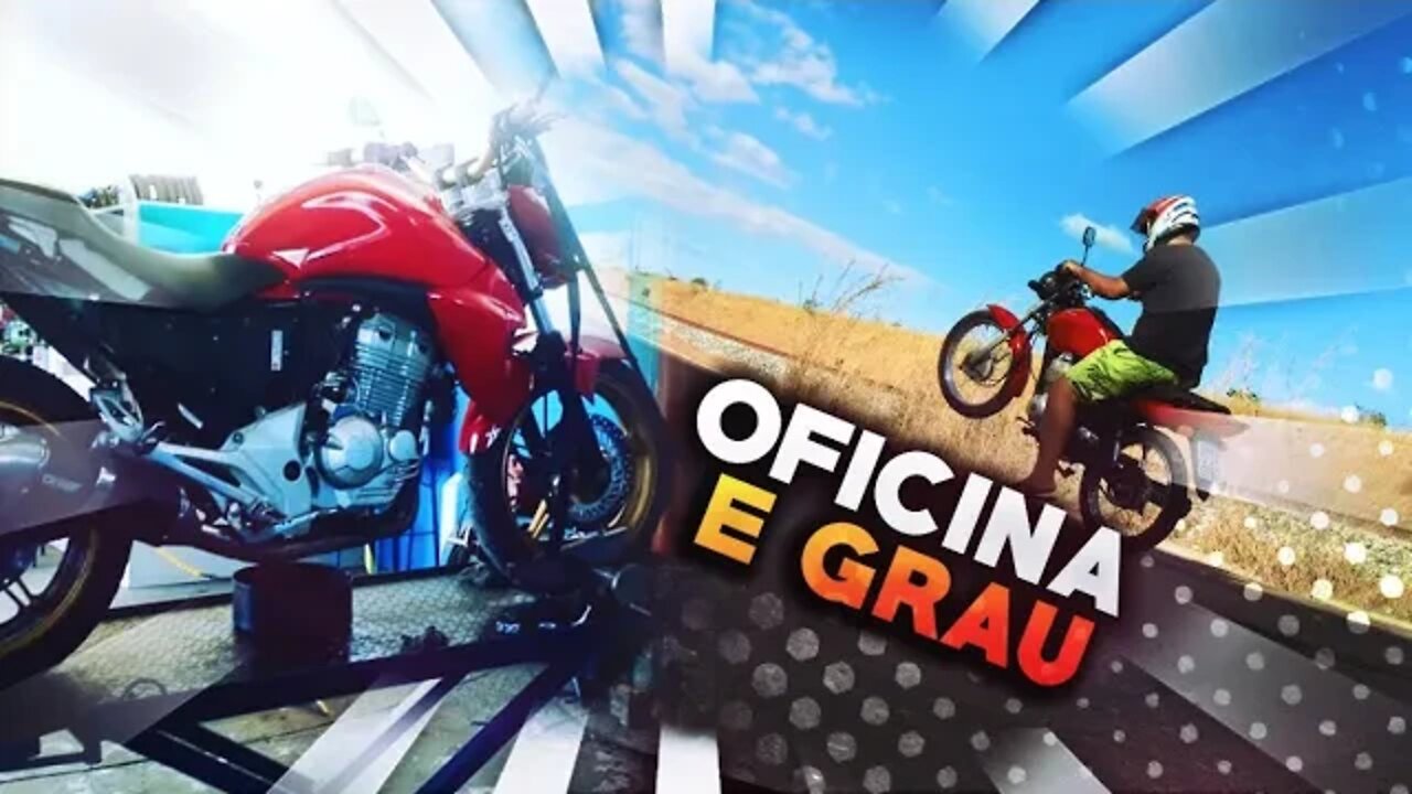 FUI TREINAR GRAU COM A MOTO NOVA! *sera que agora sai?*