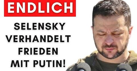 Offiziell: Zelenskyj verkündet Friedensverhandlungen mit Russland!