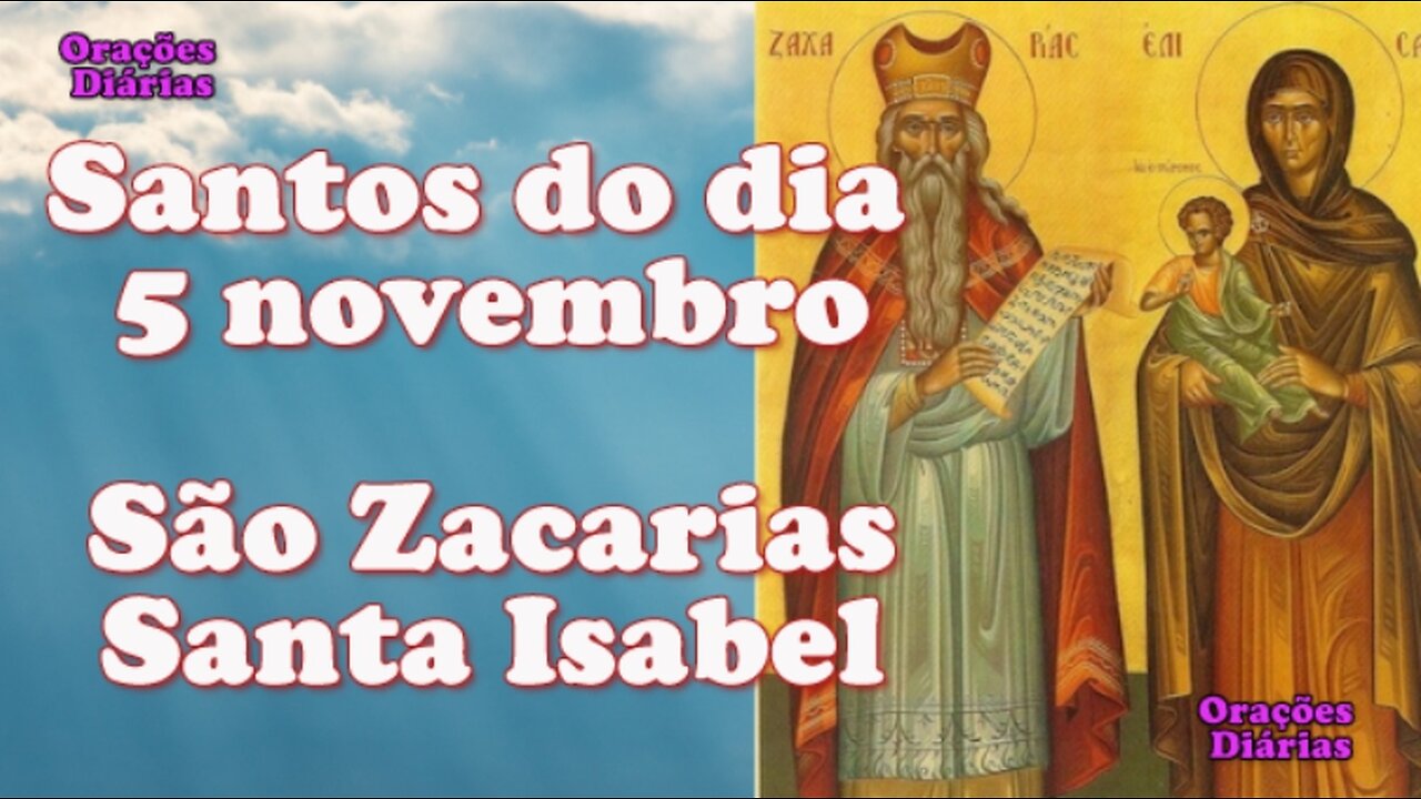 Santos do dia 5 de novembro, São Zacarias e Santa Isabel