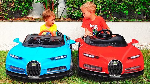 Little Nikita ride on cars and Magic transform colored cars