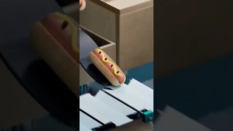 Disturbing Hot Dog factory 🌭 #satisfying